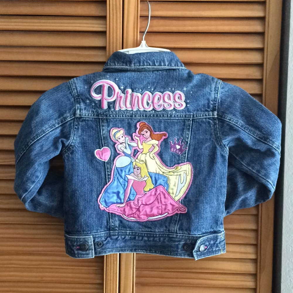 Disney Princess Jean Jacket Girls Kid 5